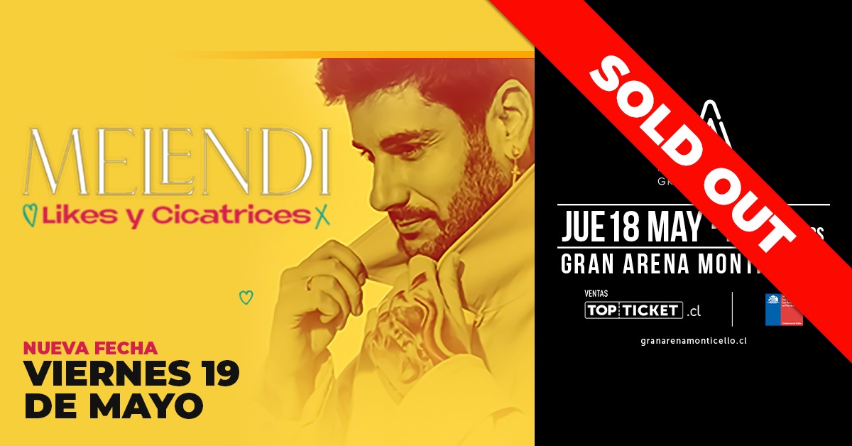 Melendi agota un Gran Arena Monticello y suma nueva fecha de la gira “Likes y Cicatrices