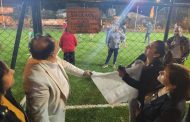 Inauguran primera cancha pública de pasto sintético para Graneros