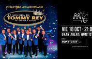 La Sonora de Tommy Rey llega a Gran Arena Monticello con sus grandes clásicos