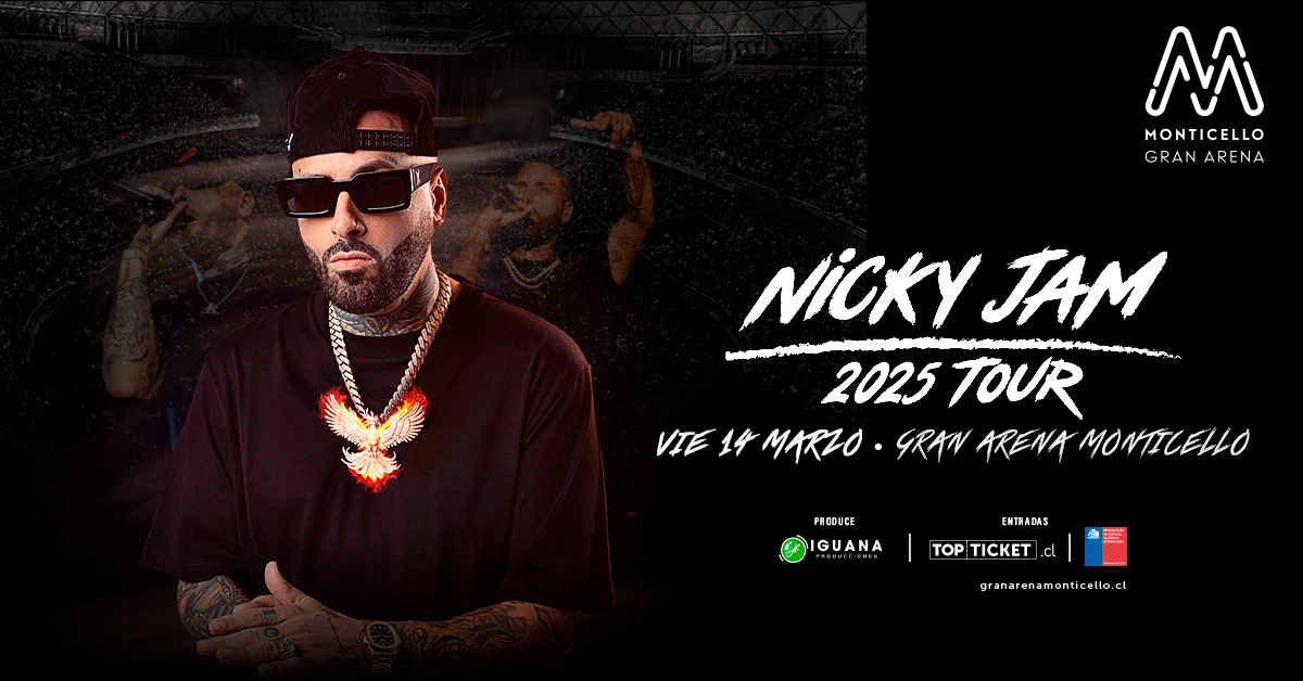 Nicky Jam llega por primera vez a Gran Arena Monticello